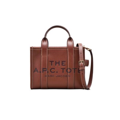 THE A.P.C. X MARC JACOBS LEATHER SMALL TOTE BAG